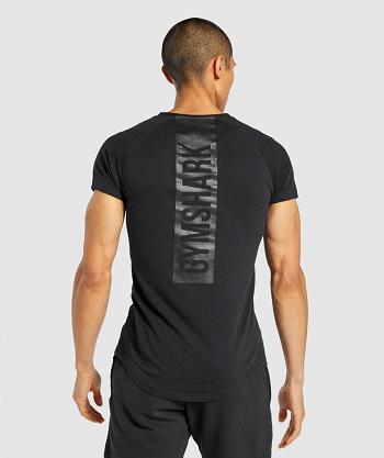 Gymshark Bold Muške T Shirts Crne | HR 2451CTV